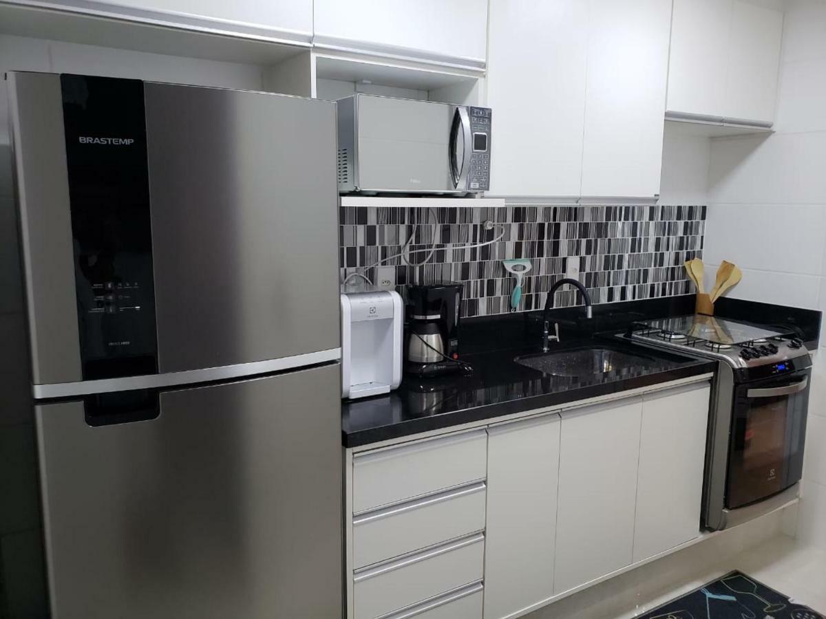 Apto Com Vista Para O Mar E Ampla Varanda Gourmet Apartamento Guarujá Exterior foto