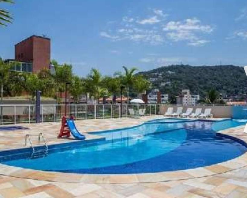 Apto Com Vista Para O Mar E Ampla Varanda Gourmet Apartamento Guarujá Exterior foto